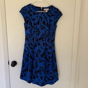 Michael Kors blue and black dress